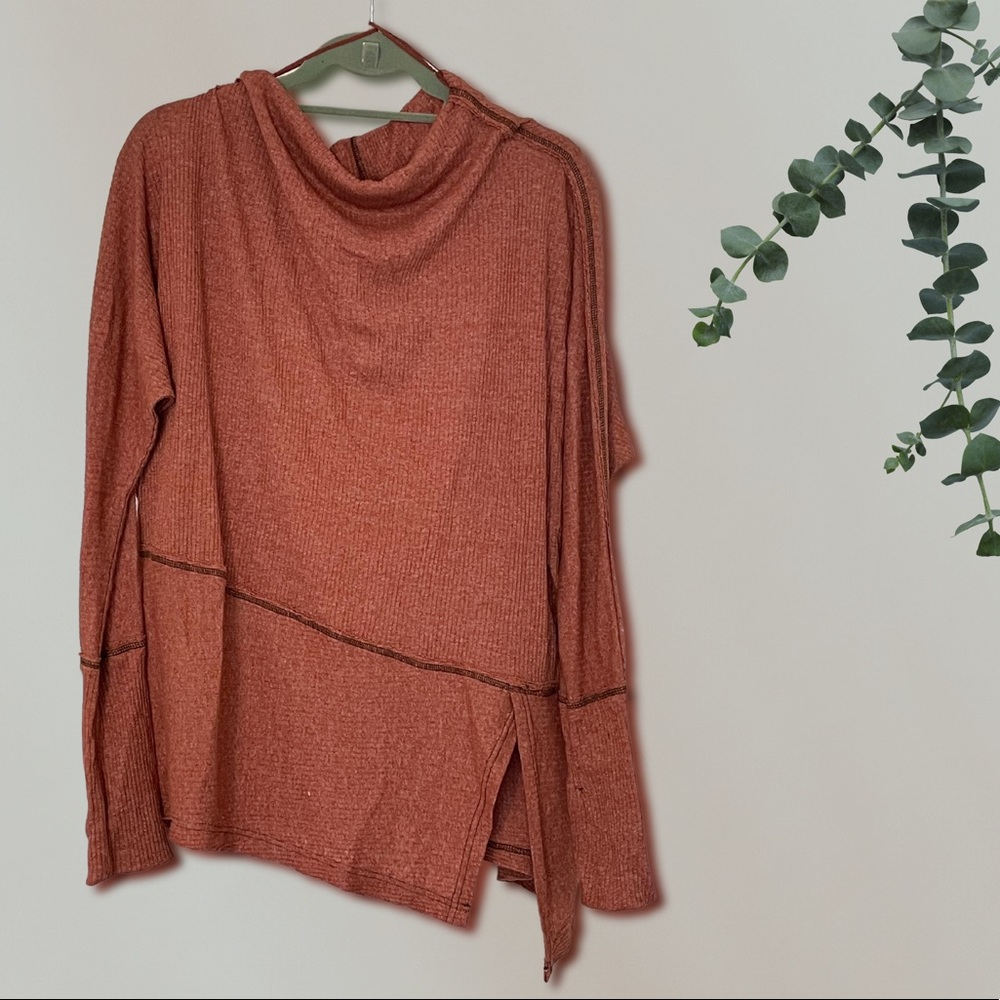 Free People London Town Asymmetrical Top